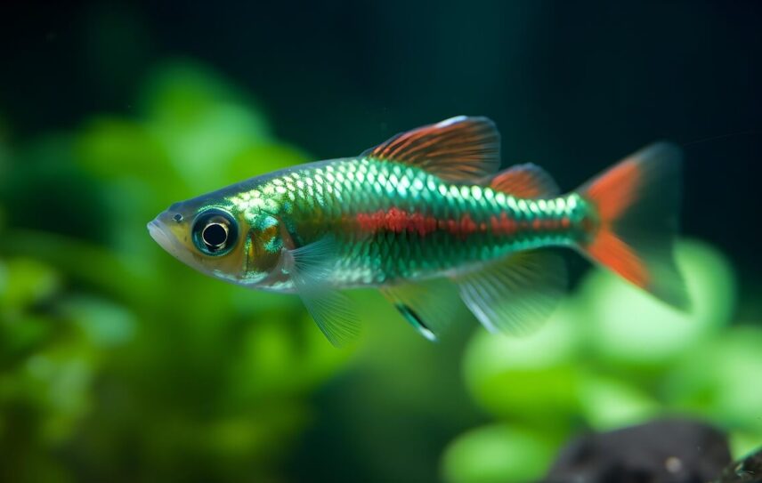 Piccolo pesce d'acquario